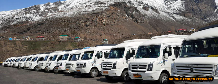 shimla tempo traveller, tempo traveller in shimla