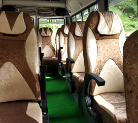 tempo traveller seats